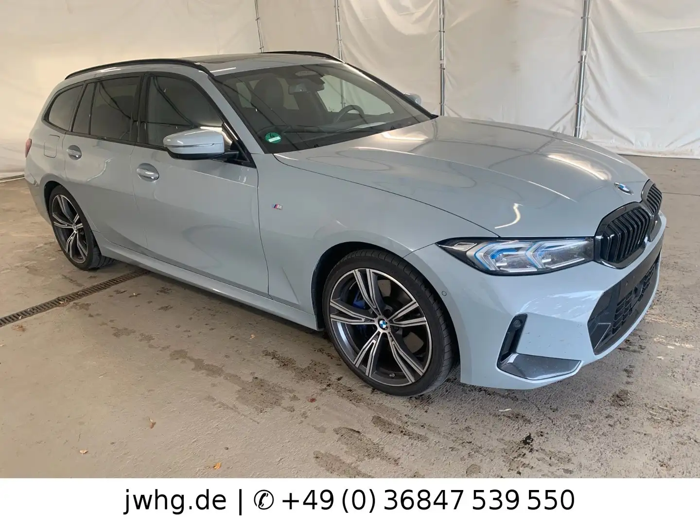 BMW 320 xDr M Sport HeadUp Pano DrivingProf Memory Gris - 2
