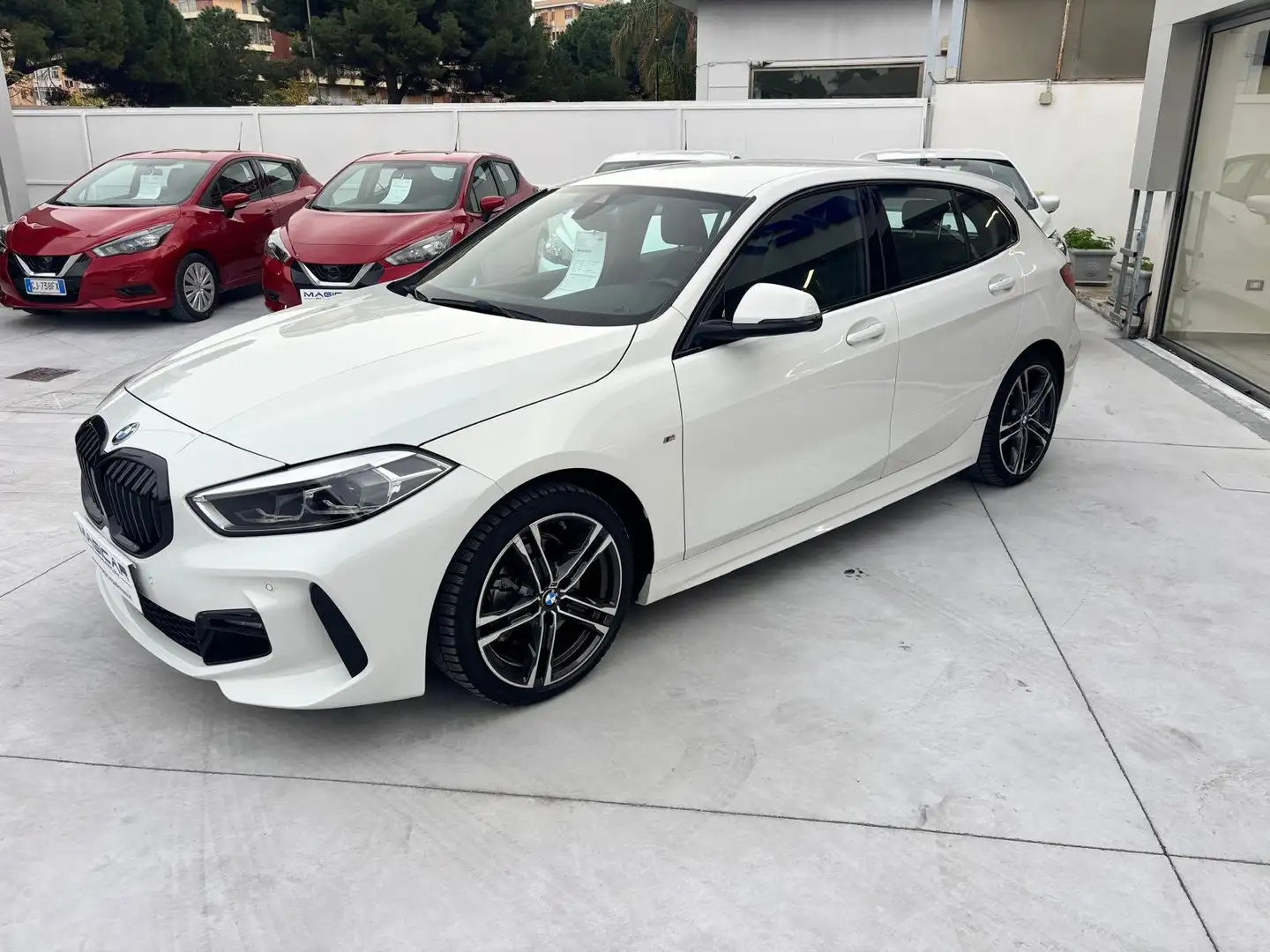 BMW 116 Serie 1 F40 116d Msport auto Bianco - 2