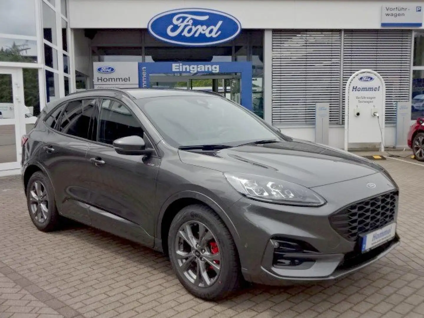 Ford Kuga ST-Line X FHEV AHK+LED+NAVI+B&O+iACC+TWA+2xCAM+18" Gris - 1