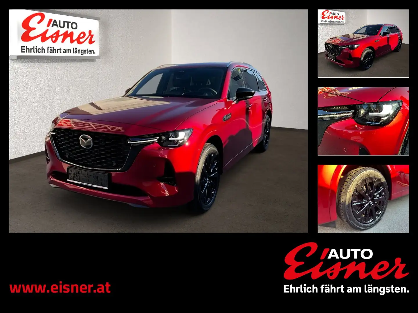 Mazda CX-80 3.3 e-SKYACTIV-D 254 Homura Plus 360 4xSHZ Rot - 1