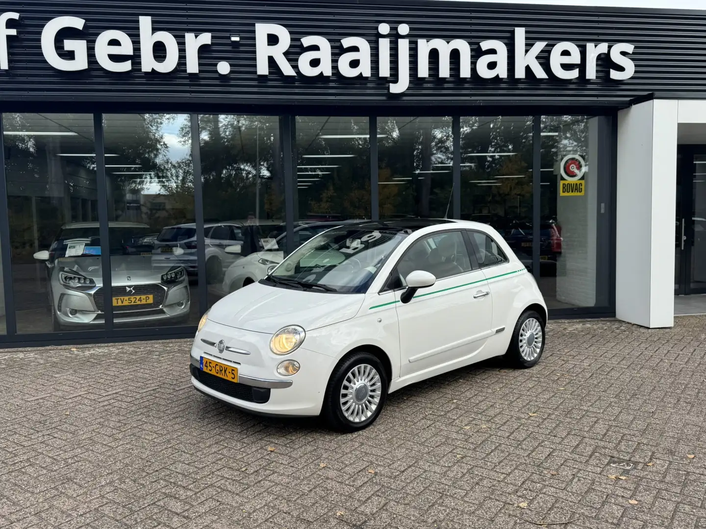 Fiat 500 1.4-16V Lounge*Leder*Panoramadak*ECC* Wit - 1