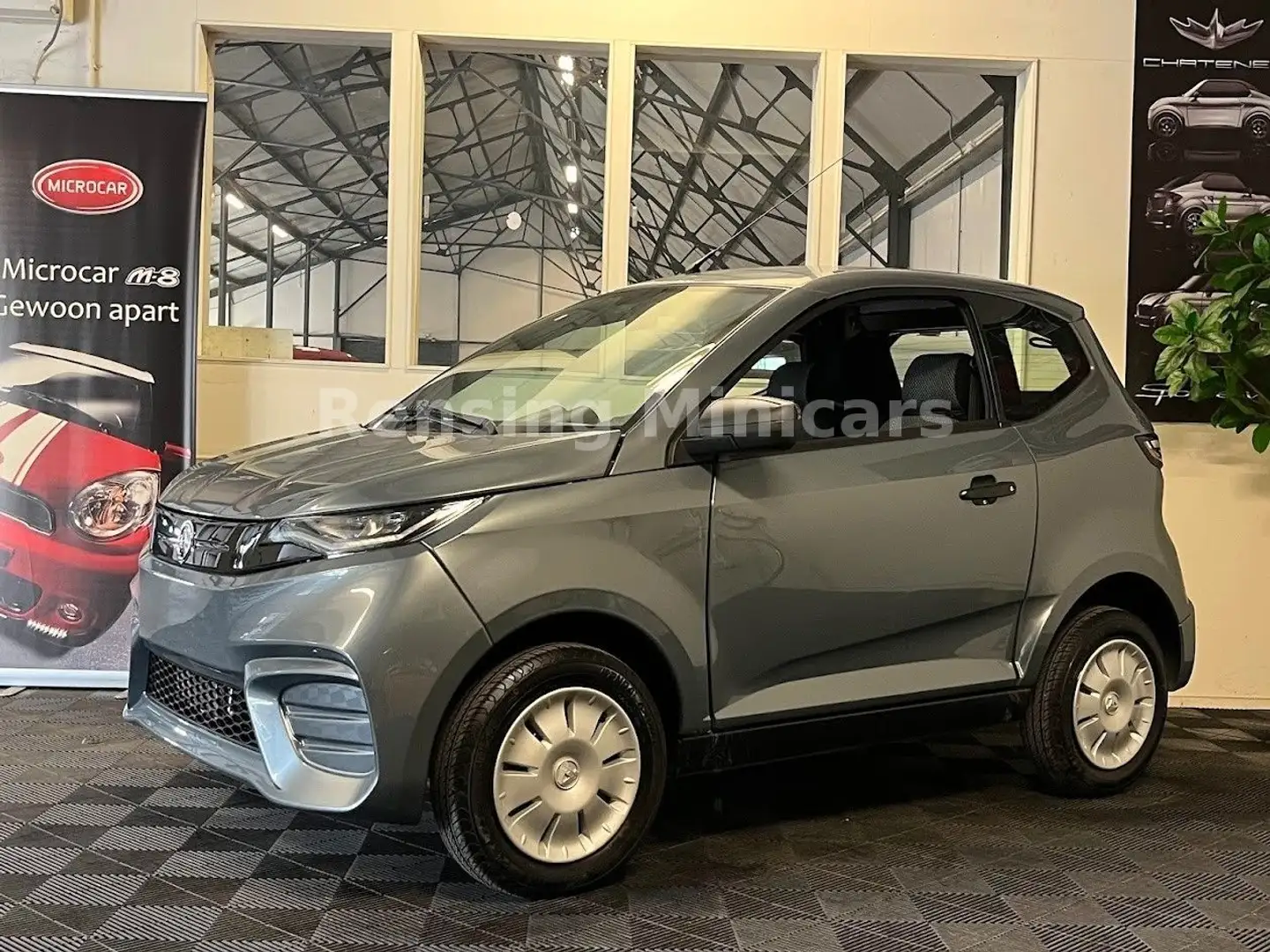 Aixam City S10 Grey WIE NEU / KLIMA Mopedauto Microcar Grau - 1
