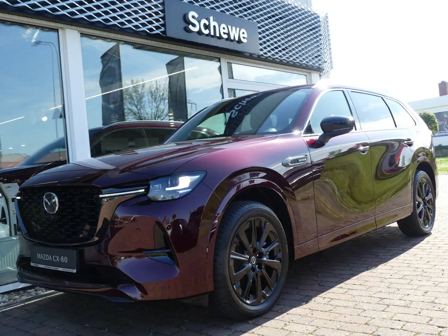 Mazda CX-80 e-SKYACTIV D 254 AWD HOMURA PLUS Rot - 1