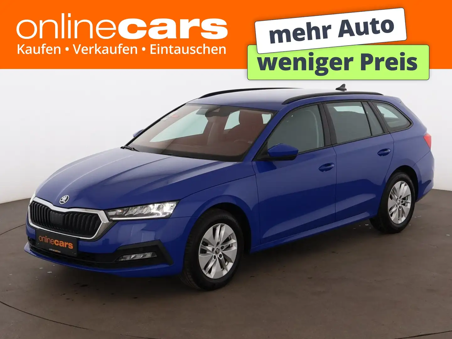 Skoda Octavia Combi 2.0 TDI Ambition Aut LED SITZHZG Blau - 1
