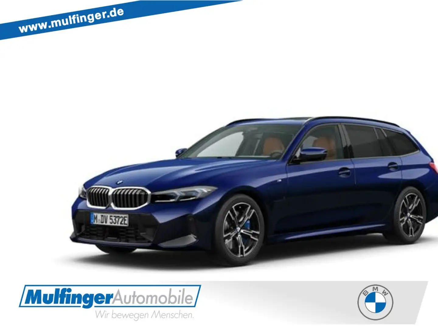 BMW 330 e T xDr.M Sport HUD PanoD.SuView. Ha/Ka. AHK Blau - 1
