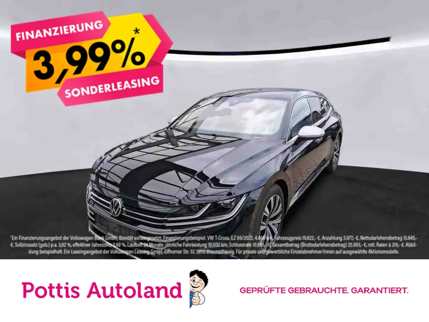Volkswagen Arteon Shooting Brake 2.0 TDI DSG ELEGANCE AHK NAVI KAMER Noir - 1