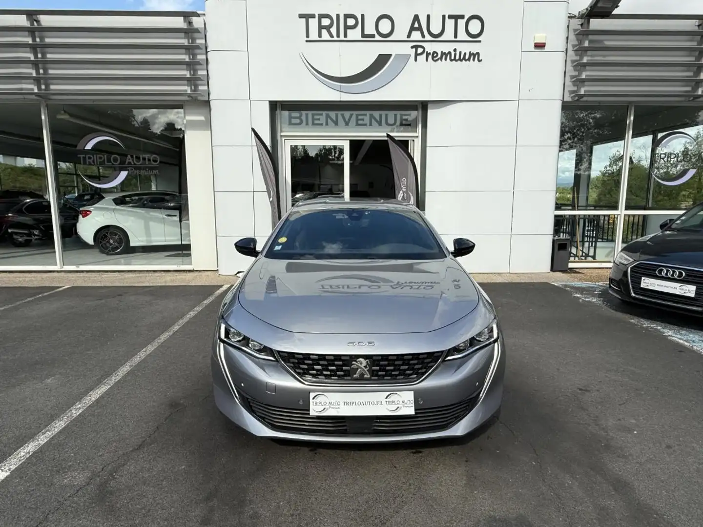 Peugeot 508 2.0 BlueHDi S\u0026S - 180 - BV EAT8 BERLINE GT -  Gris - 2