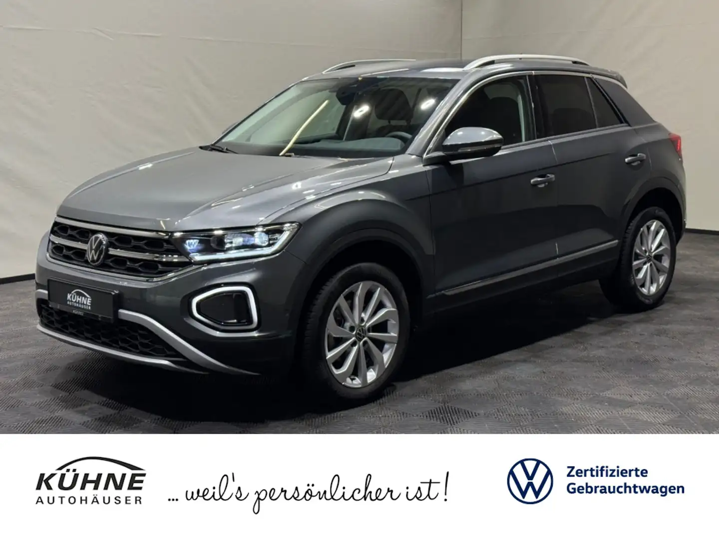 Volkswagen T-Roc T-ROC Style 1.5 TSI DSG | LED ACC NAVI DAB AHK Grau - 1