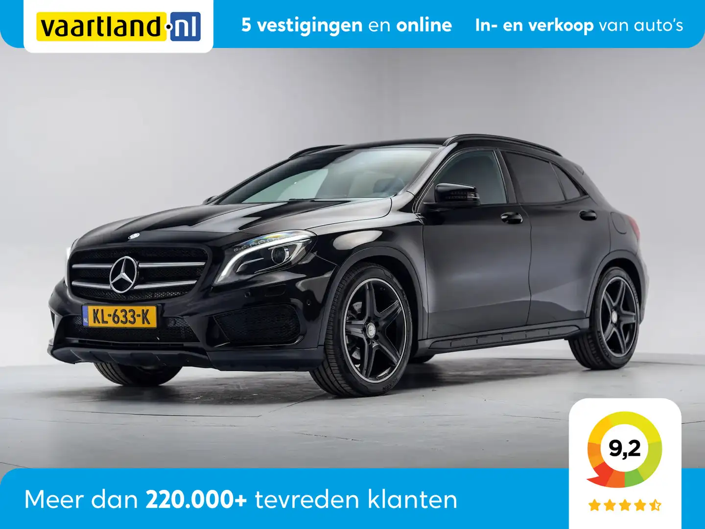 Mercedes-Benz GLA 180 AMG Night Edition Plus [ navi xenon half lederen s Noir - 1
