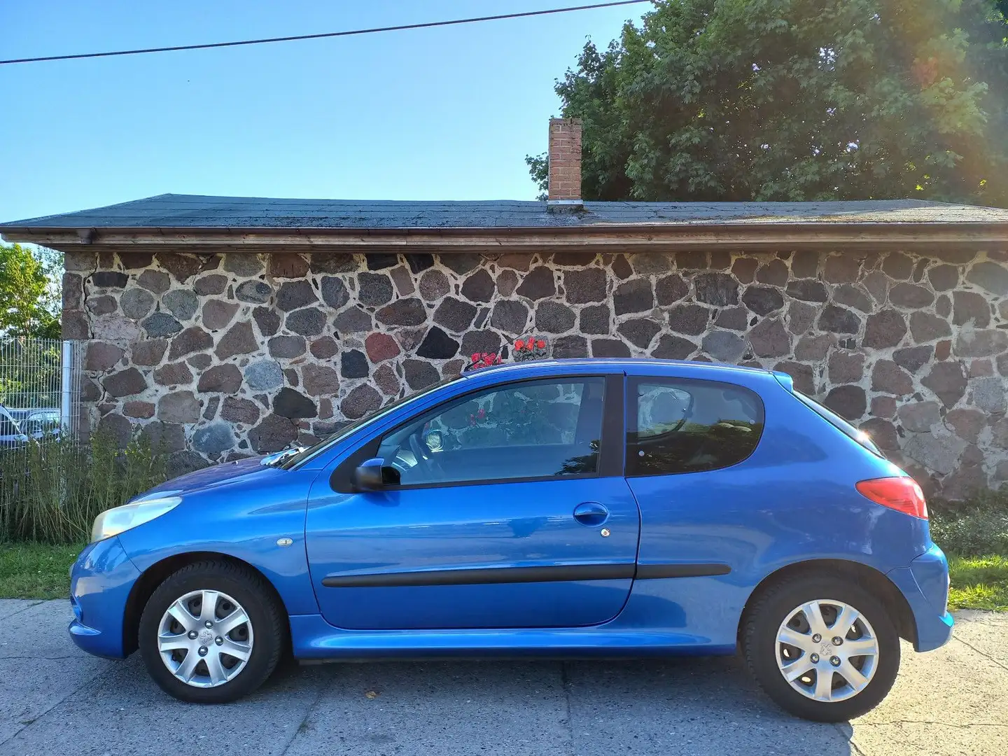 Peugeot 206 + Basis-Klima- 1 Hand- 48 650 km Blau - 2