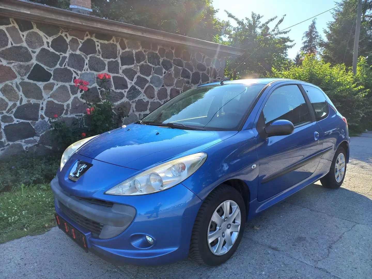 Peugeot 206 + Basis-Klima- 1 Hand- 48 650 km Blau - 1