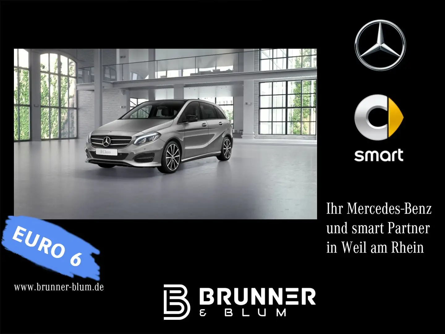 Mercedes-Benz B 200 B 200 Urban.Panodach,Night,Navi,LED,Automatik,PT Grau - 1