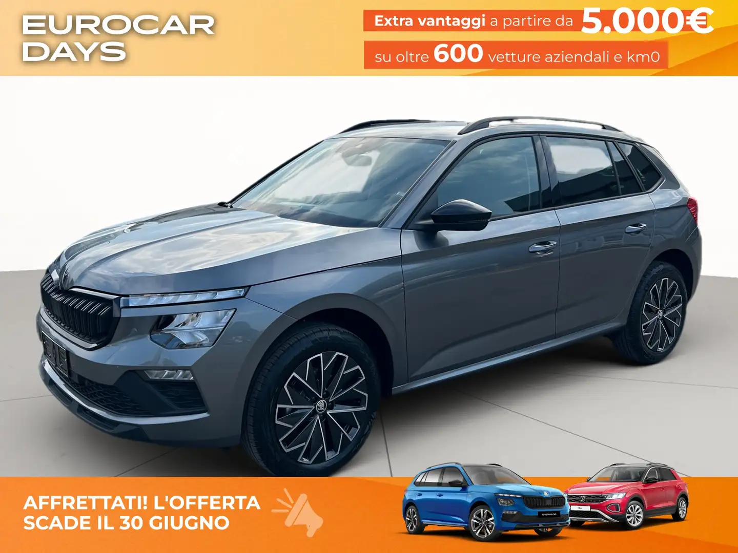Skoda Kamiq Black Dots 1.0 TSI 95 CV Grigio - 1