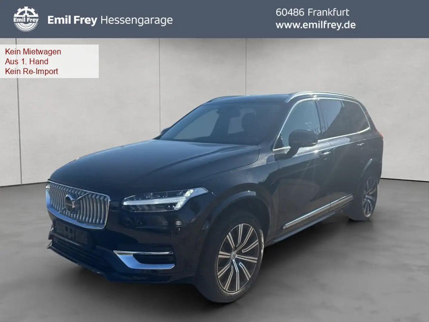 Volvo XC90 XC90 B5 AWD Plus-Bright 7S Glasd Standh 360° Leder Schwarz - 1
