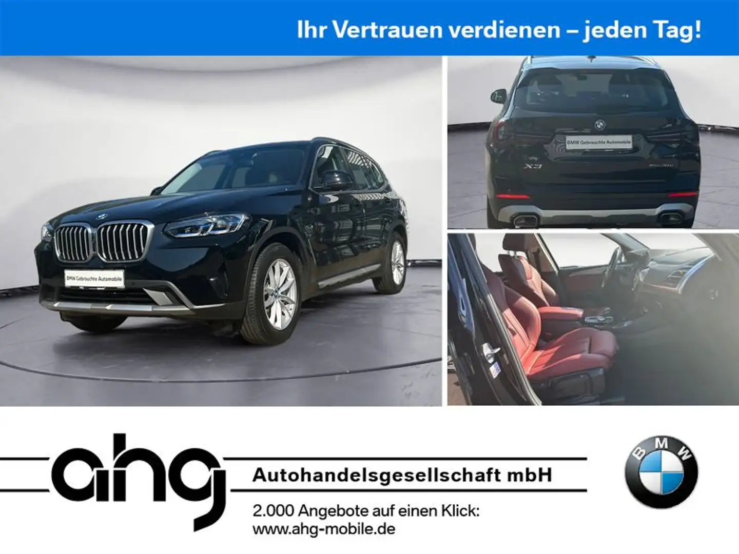 BMW X3 xDrive30e AT Innovationsp. Aut. Klimaaut. AHK Zwart - 1