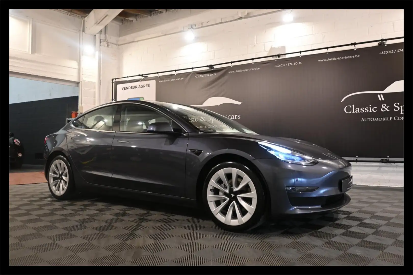 Tesla Model 3 Model 3 AWD Long Range Dual Motor / FULL OPTIONS ! Grijs - 1