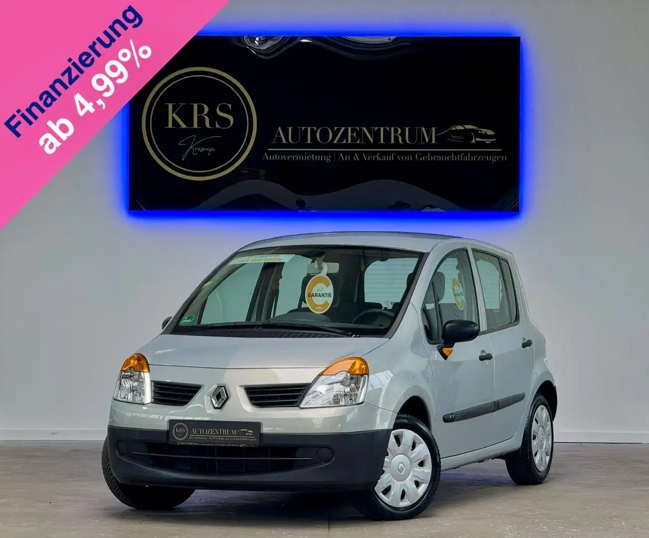 Renault Modus 1.2i Authentique*GARANTIE*KLIMA*WENIG KM!! Grijs - 1