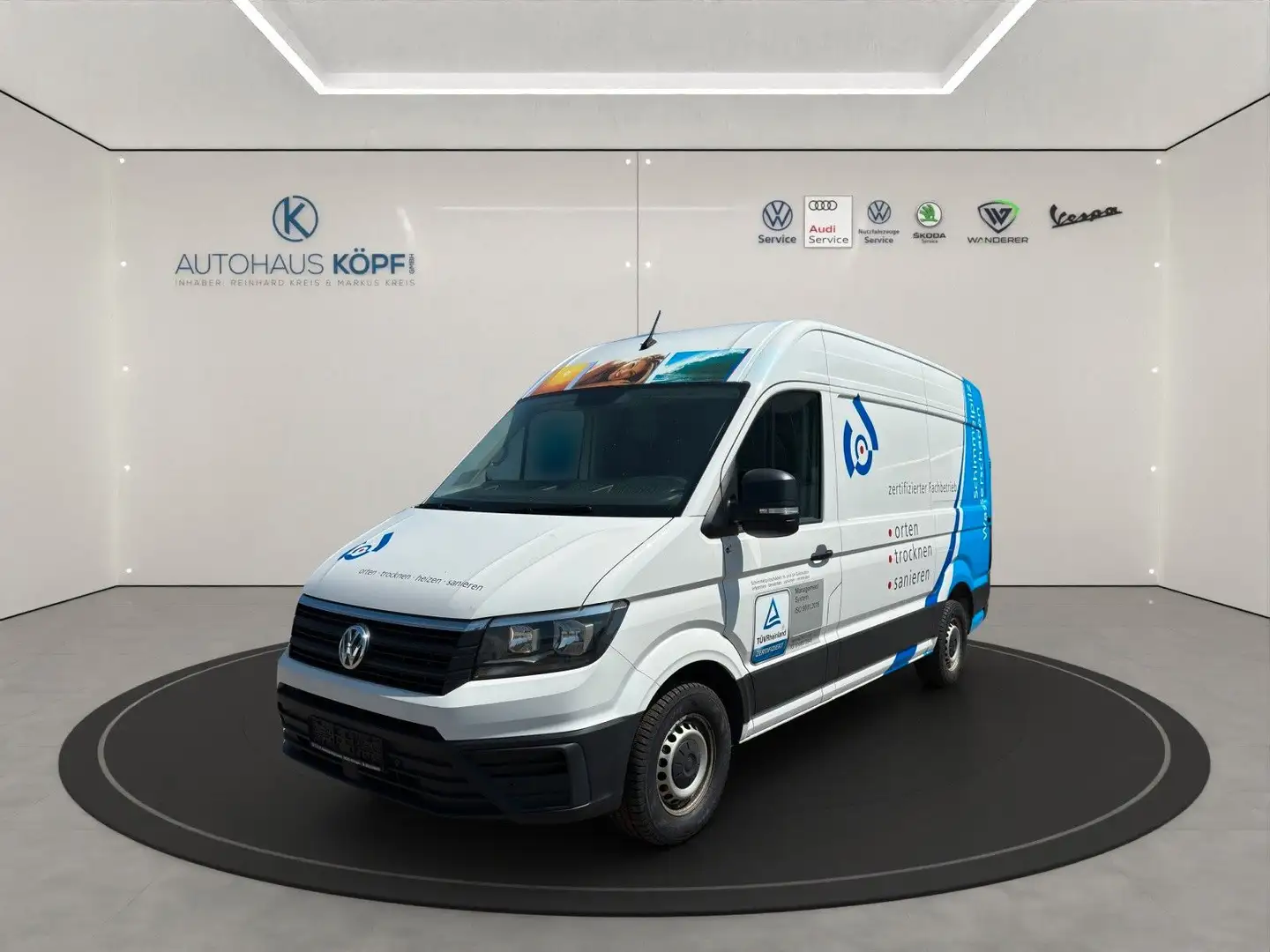 Volkswagen Crafter Kasten 35 L3H3 FWD_Navi_Rückfahrk_AHK Wit - 1