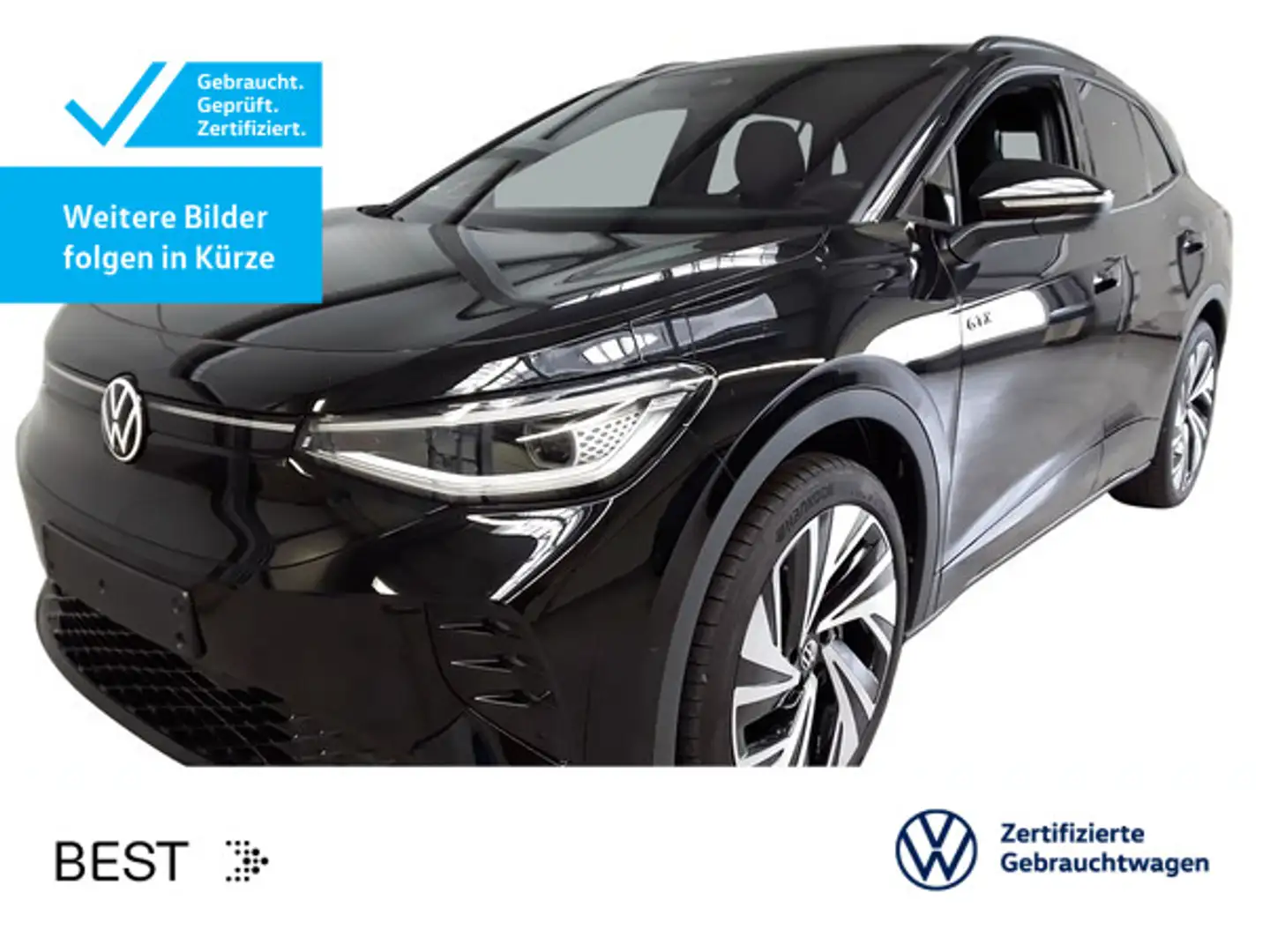 Volkswagen ID.4 GTX 4M*PANO*AHK*KAMERA*WÄRMEPUMPE*21ZOLL*IQ Schwarz - 1