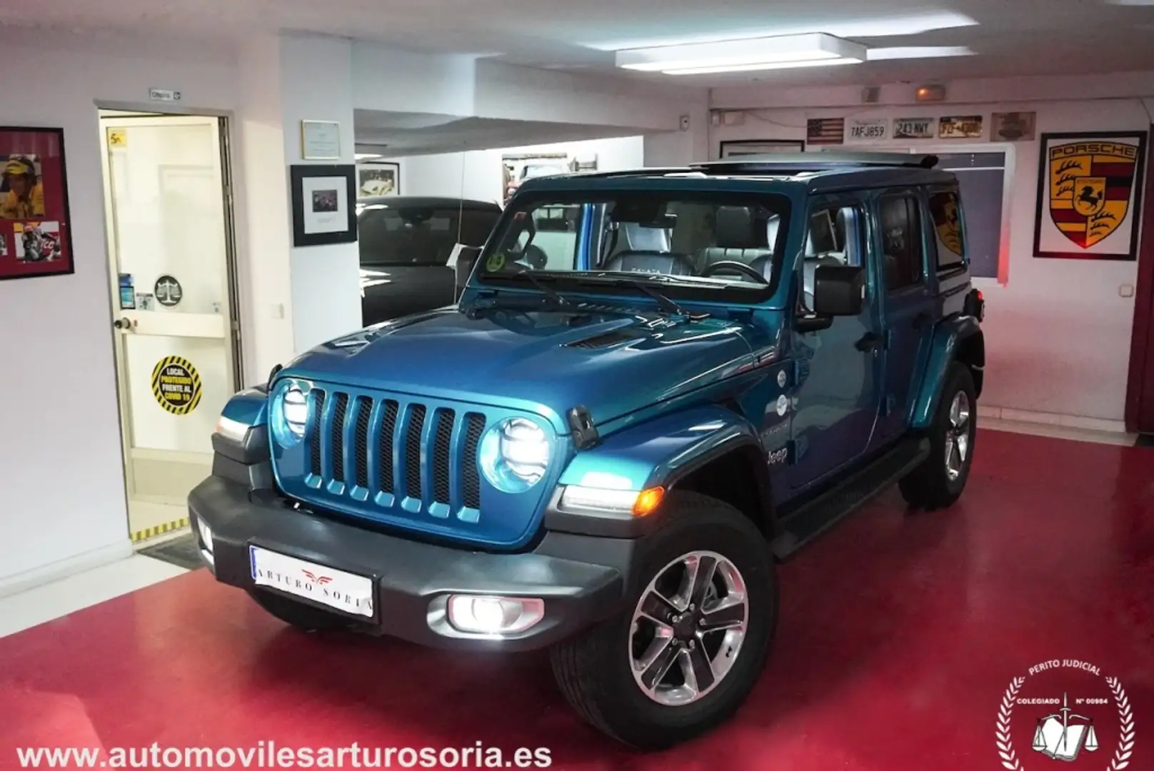 Jeep Wrangler Unlimited 2.2CRD Sahara 8ATX Azul - 1