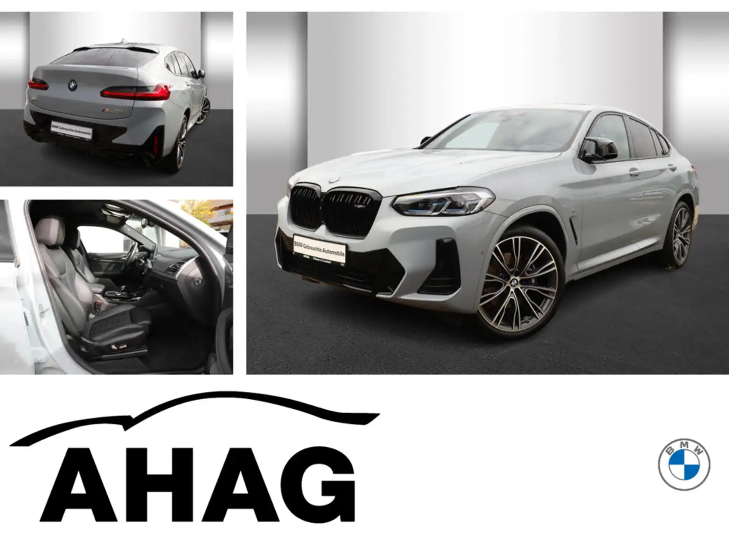 BMW X4 M40i AT Innovationsp. Sport Aut. Panorama RFT Grau - 1