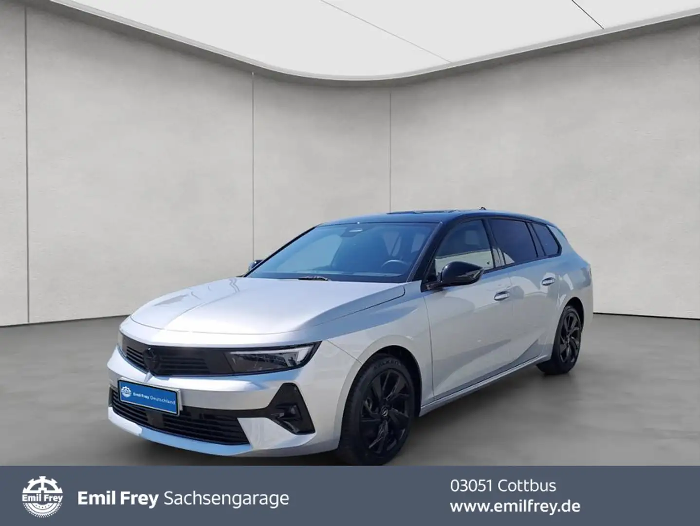 Opel Astra Sports Tourer 1.2 Turbo Automatik GS Argent - 1