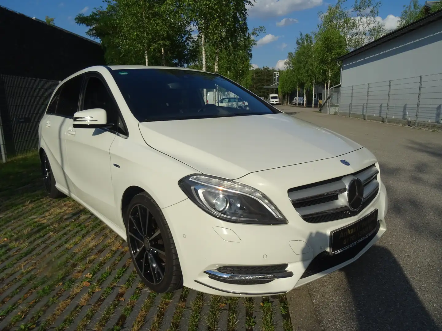 Mercedes-Benz B 200 B 200 (246.243)-Top-Ausstattung-AHK Blanc - 2