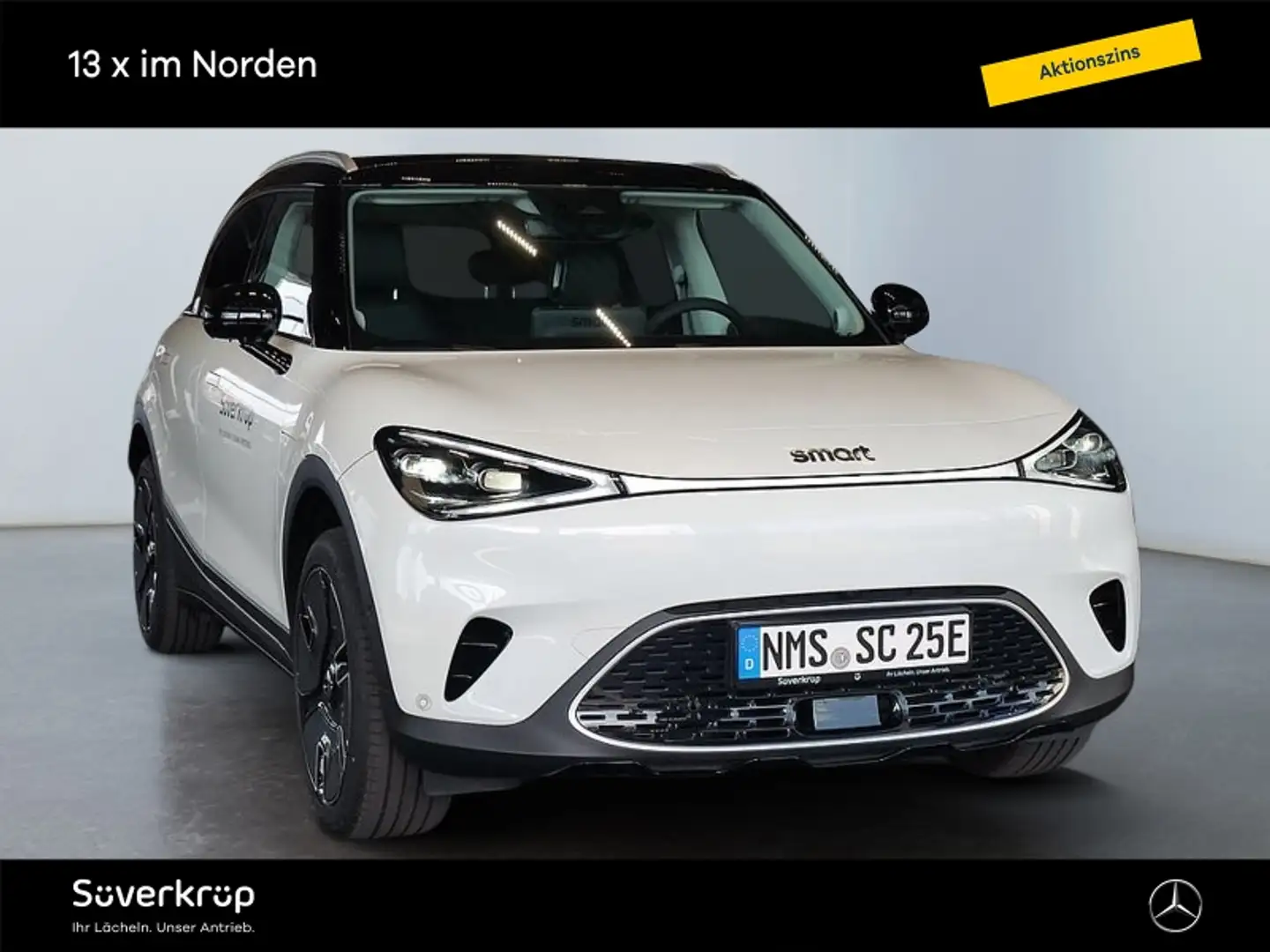 smart #1 Premium DISTR SPUR 360 PANO PDC SHZ Blanco - 2