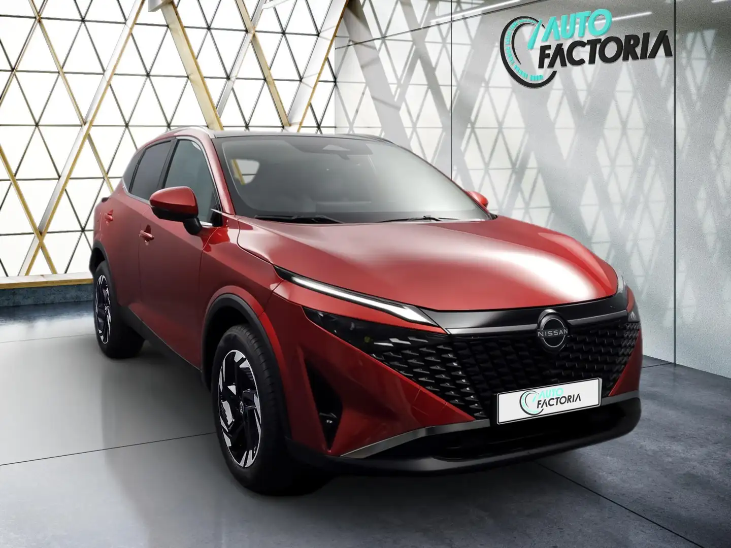 Nissan Qashqai -36% 158 BVA+T.PANO+GPS+CAM360+OPTS Rouge - 2