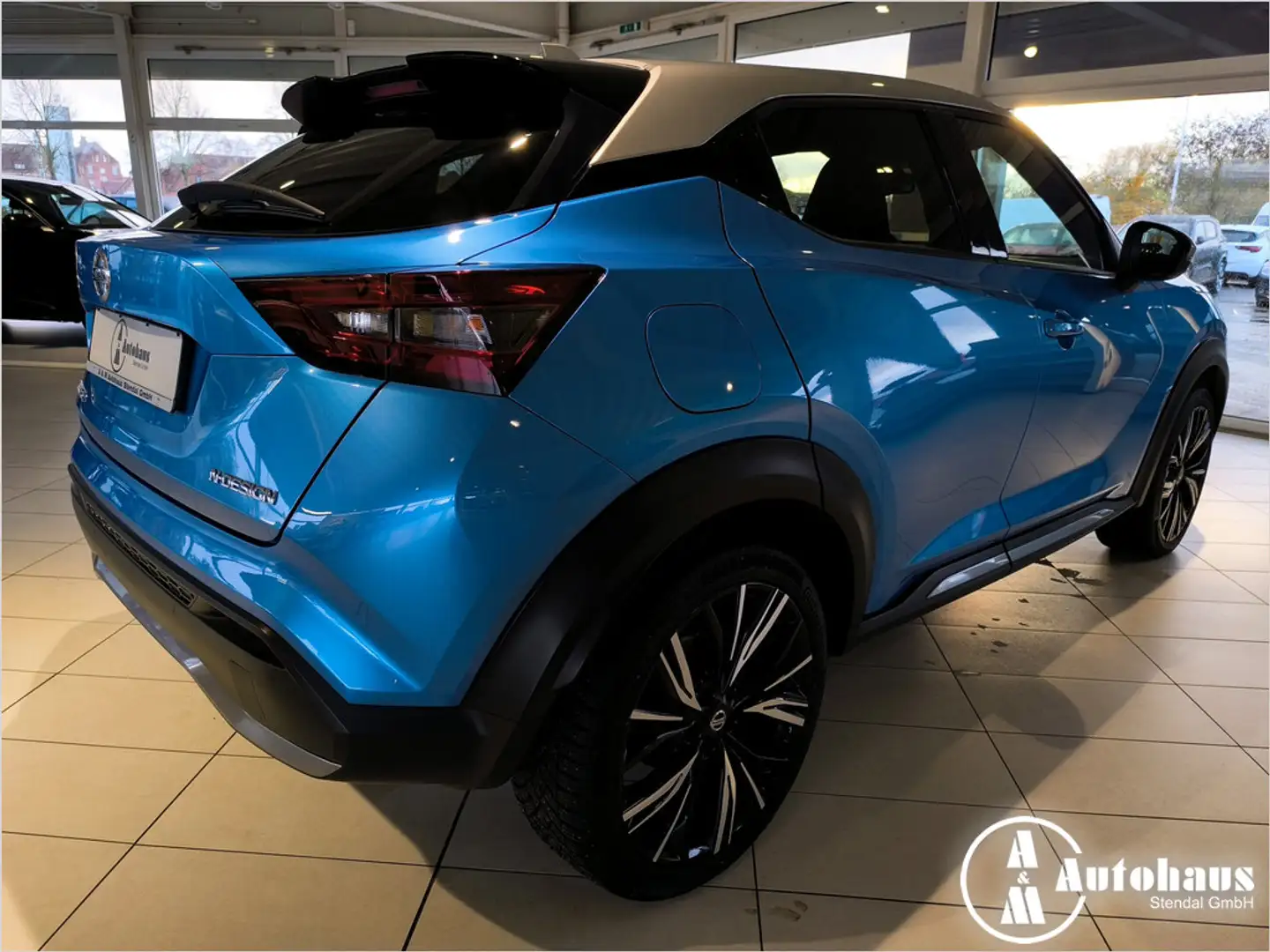 Nissan Juke 1.0 N-Design KAMERA NAVI ACC LED 360° Bleu - 2