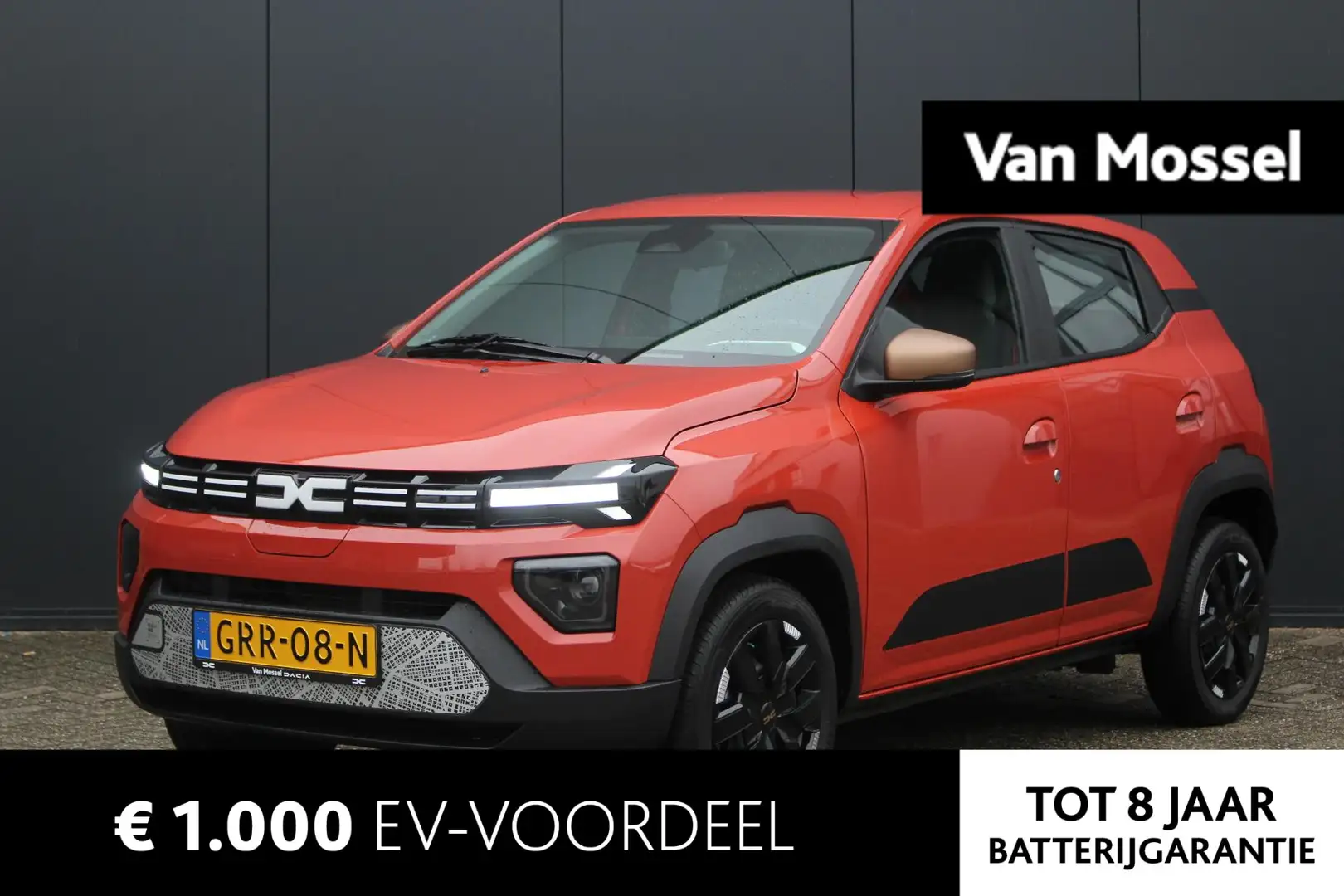 Dacia Spring Extreme 65Pk 26.8 kWh | Apple & Android Carplay | Rood - 1