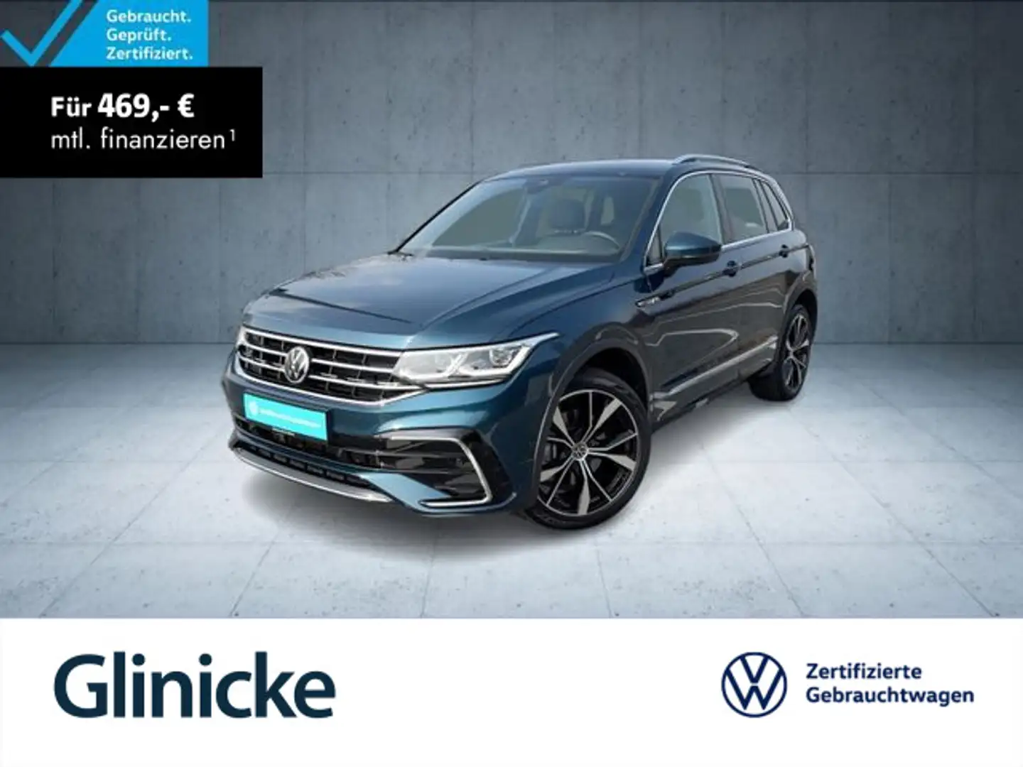 Volkswagen Tiguan R-Line 2.0 TDI 4M AHK/DCC/Kam/Nav/Matrix/ Blu/Azzurro - 1
