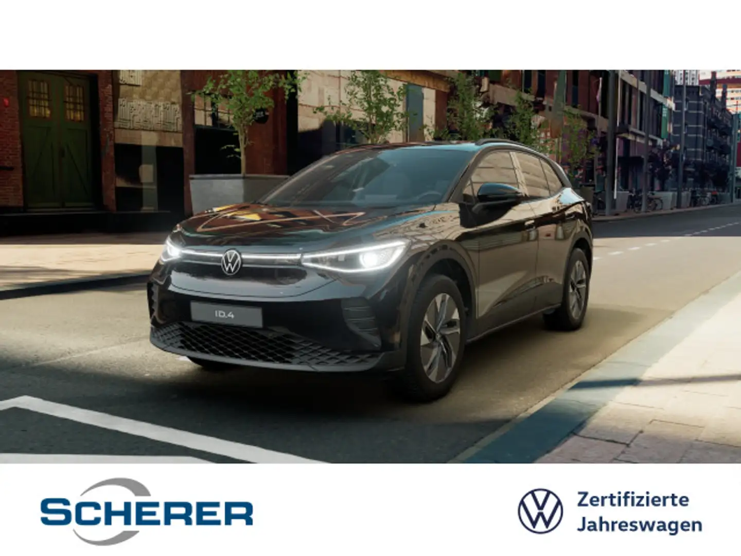 Volkswagen ID.4 Pure 55 kWh 5J Garantie 19" ACC MATRIX NAVI Schwarz - 1