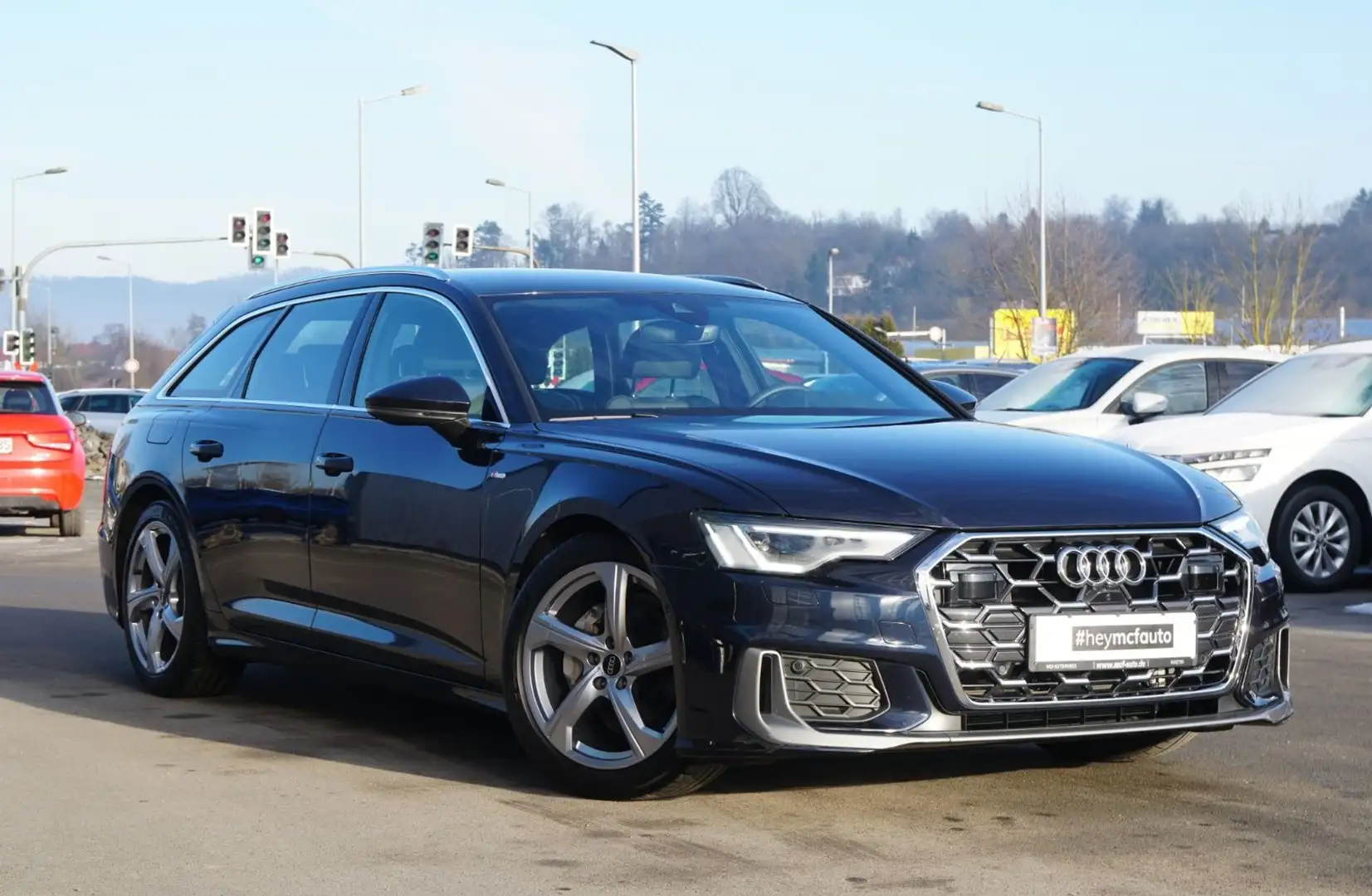 Audi A6 Avant 40 TDI S line *Matrix*ACC*19Zoll*360°* Blau - 2