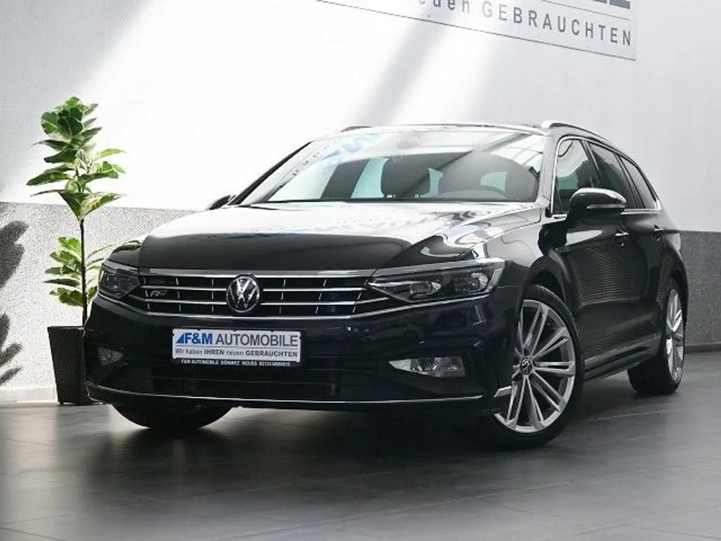 Volkswagen Passat Variant 2.0 TDI DSG 4MOT R line Pano ACC Noir - 2