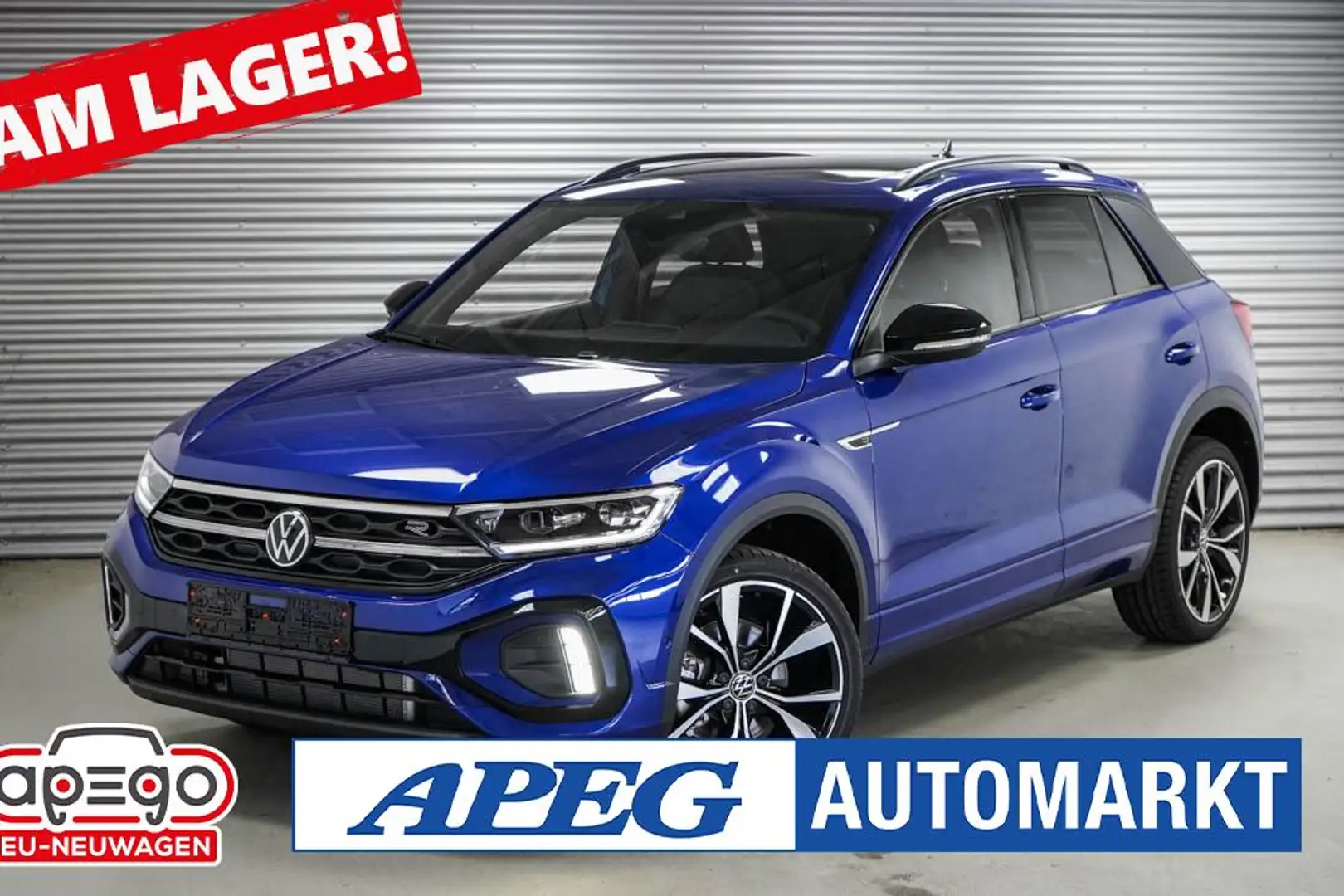 Volkswagen T-Roc 1,5 TSI DSG R-Line Blauw - 1