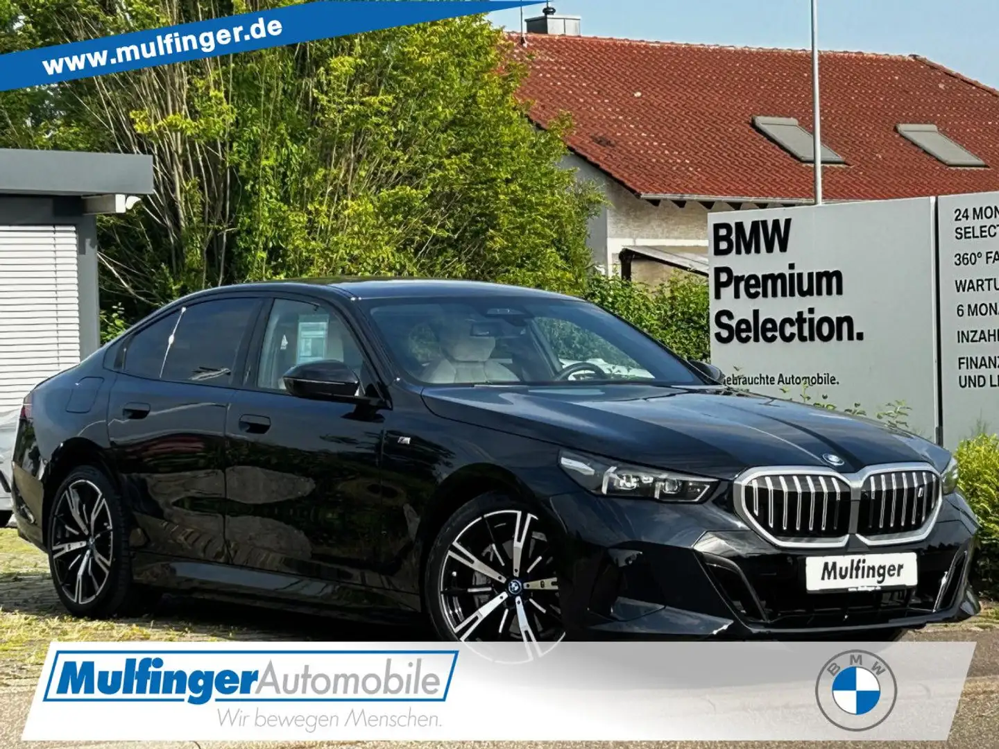 BMW i5 e40 M Sport HUD ACC SuView B&W Lenkh.AHK 20" Zwart - 1