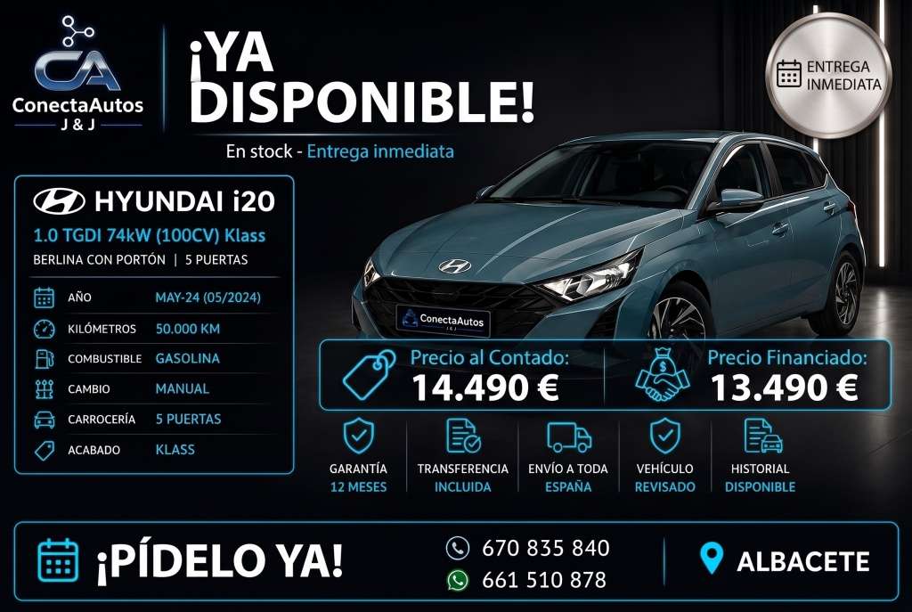 Hyundai i20 1.0 TGDI Klass 100 - foto 1