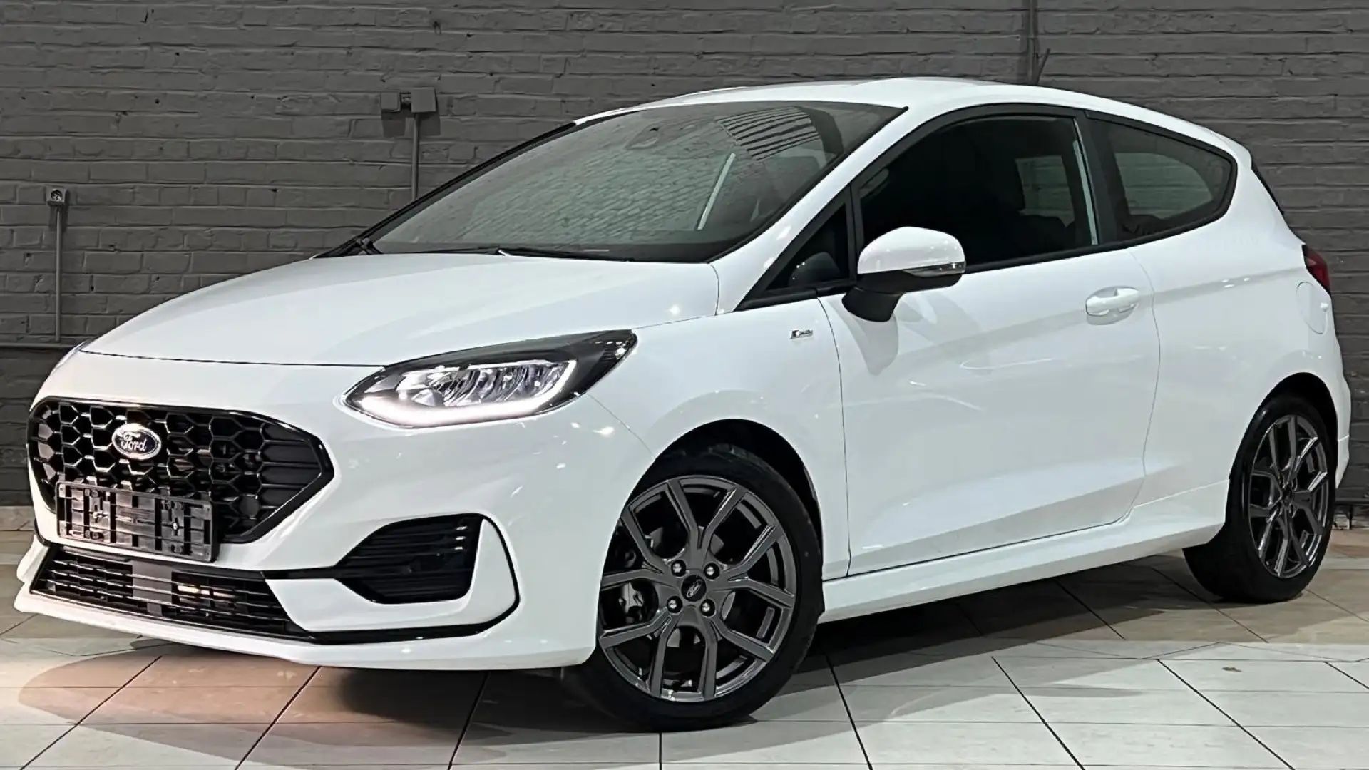 Ford Fiesta 1.0 EcoBoost ST-Line Blanc - 1