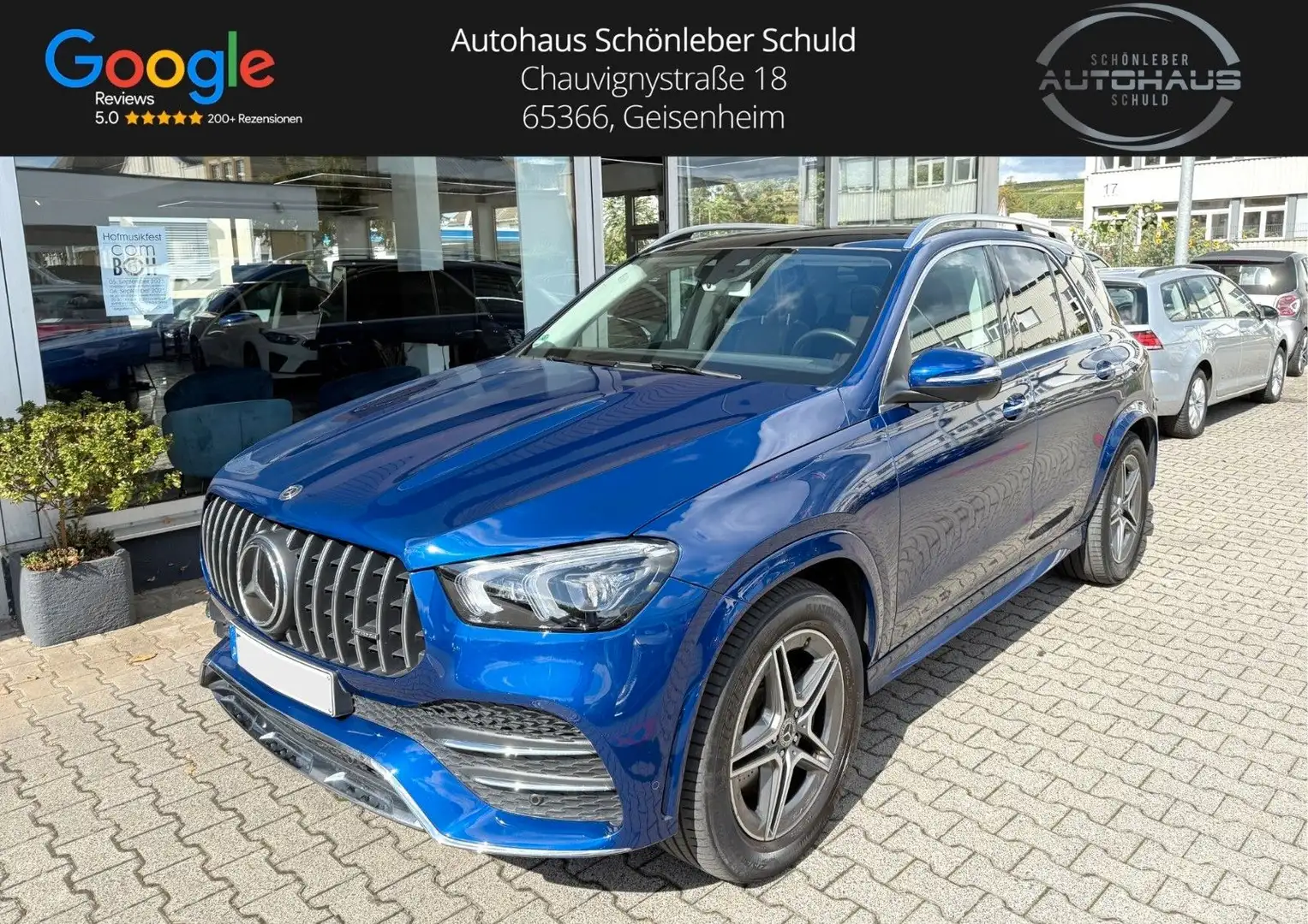 Mercedes-Benz GLE 350 d 4Matic *1. HD*AMG*AIRMATIC*PANO*MULTIB Bleu - 1