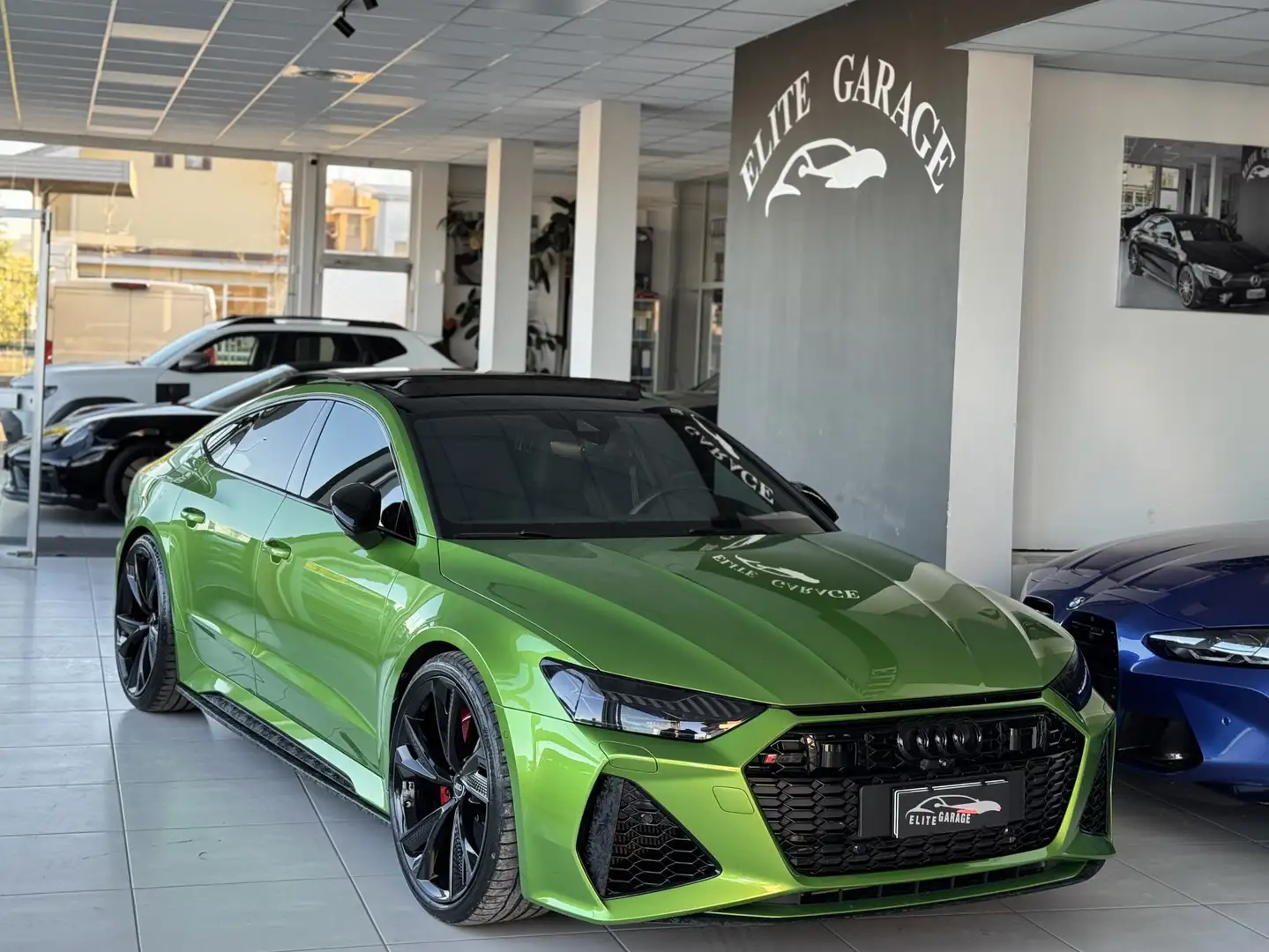 Audi RS7 SPB 4.0 V8 Mhev Quattro 600cv CARBO-TETO-MATRIX Verde - 1