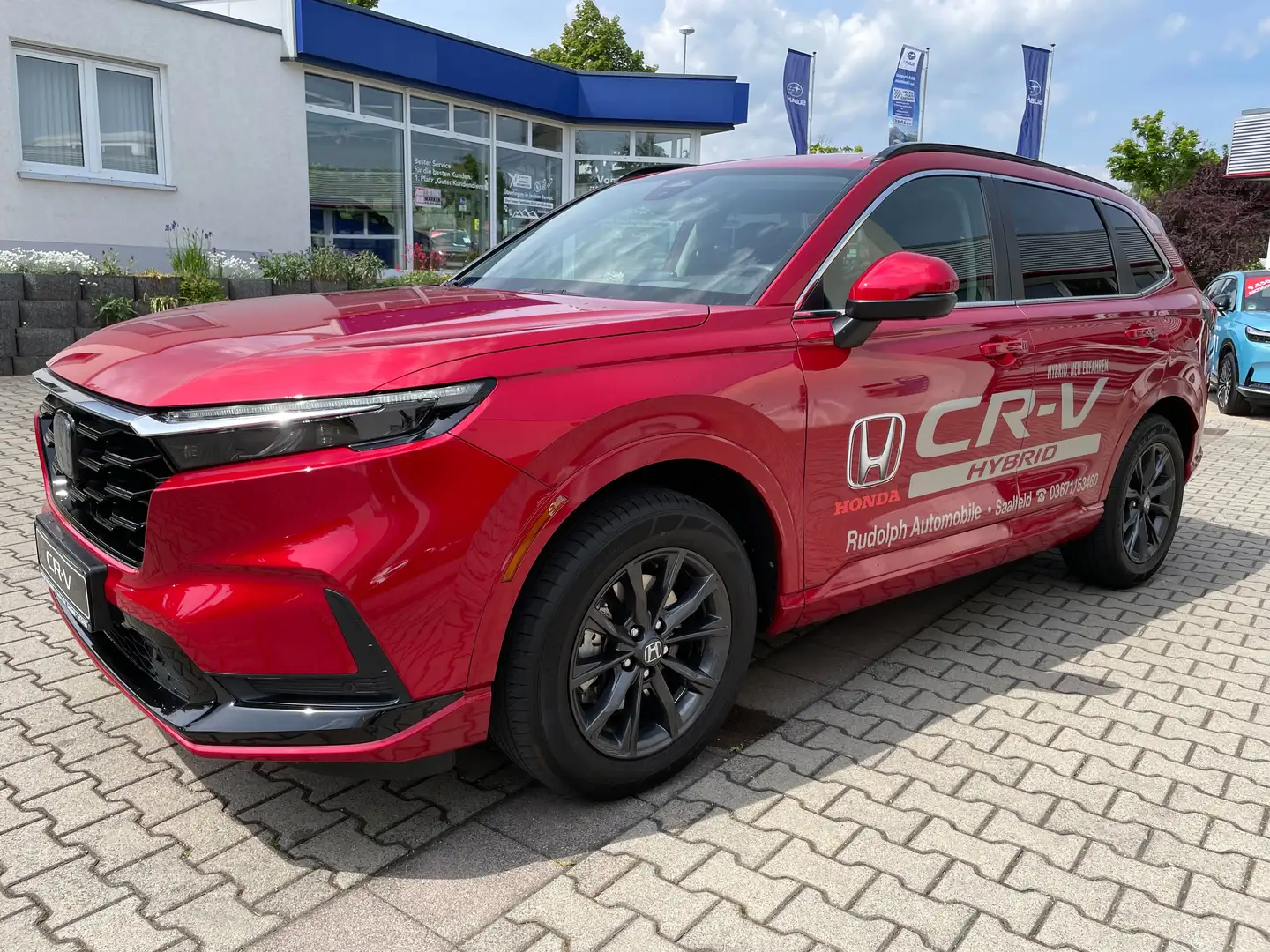 Honda CR-V e:HEV 2.0 i-MMD Hybrid AWD Advance Style Červená - 2