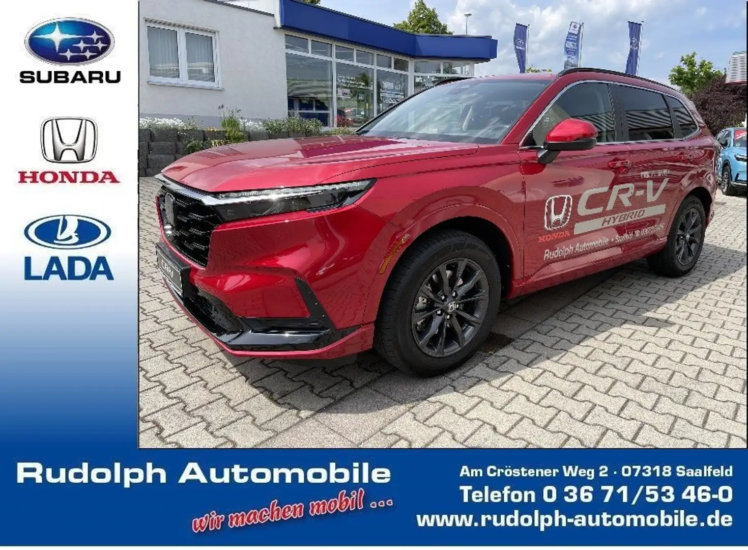 Honda CR-V e:HEV 2.0 i-MMD Hybrid AWD Advance Style Červená - 1