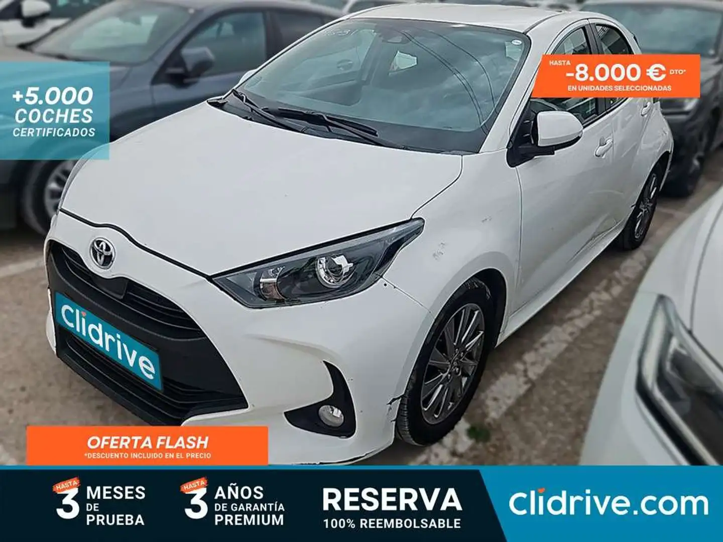 Toyota Yaris 120H 1.5 Active Tech Blanco - 1