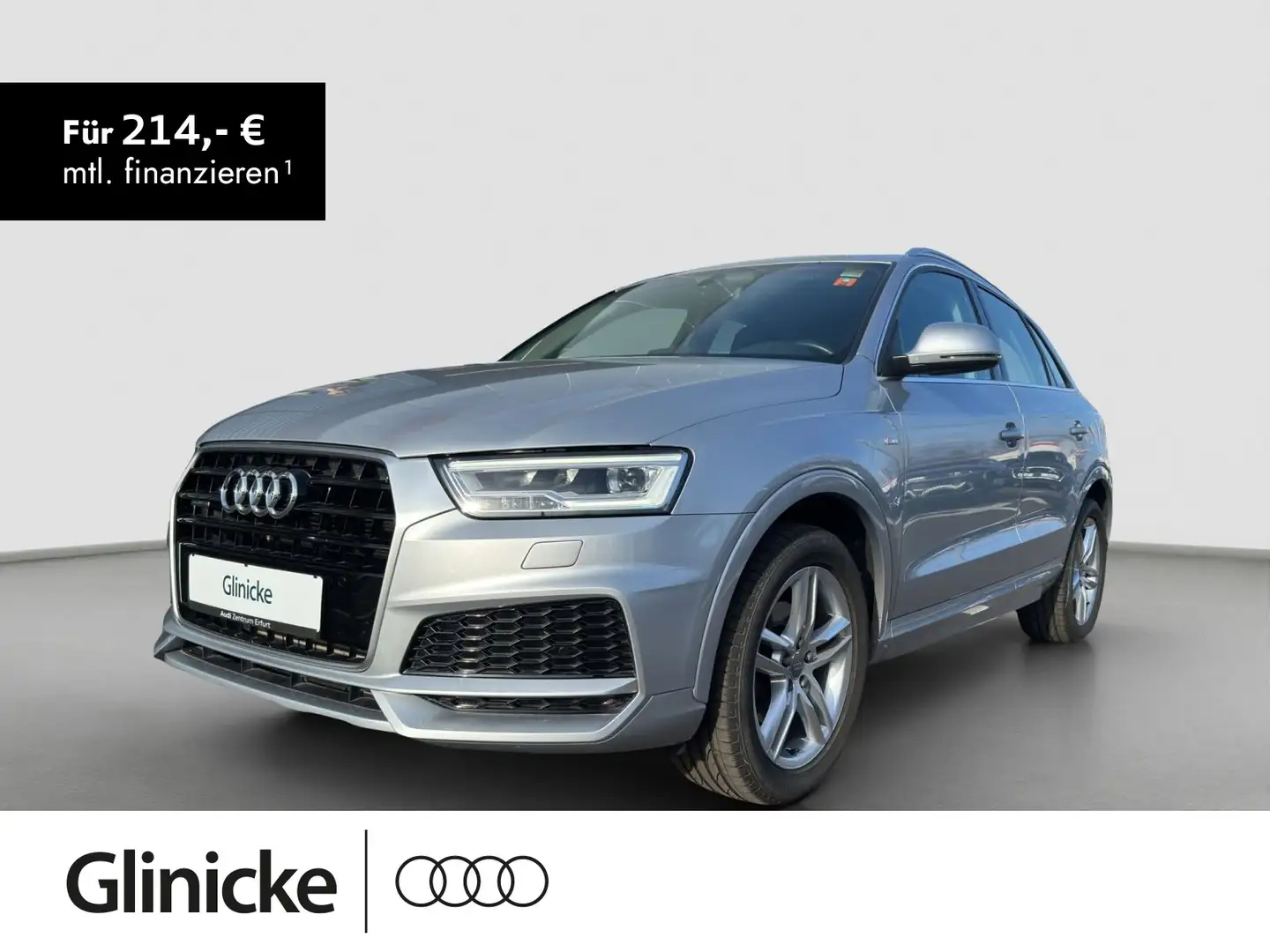 Audi Q3 design quattro S-line Selection LED AHK Tempo Silber - 1