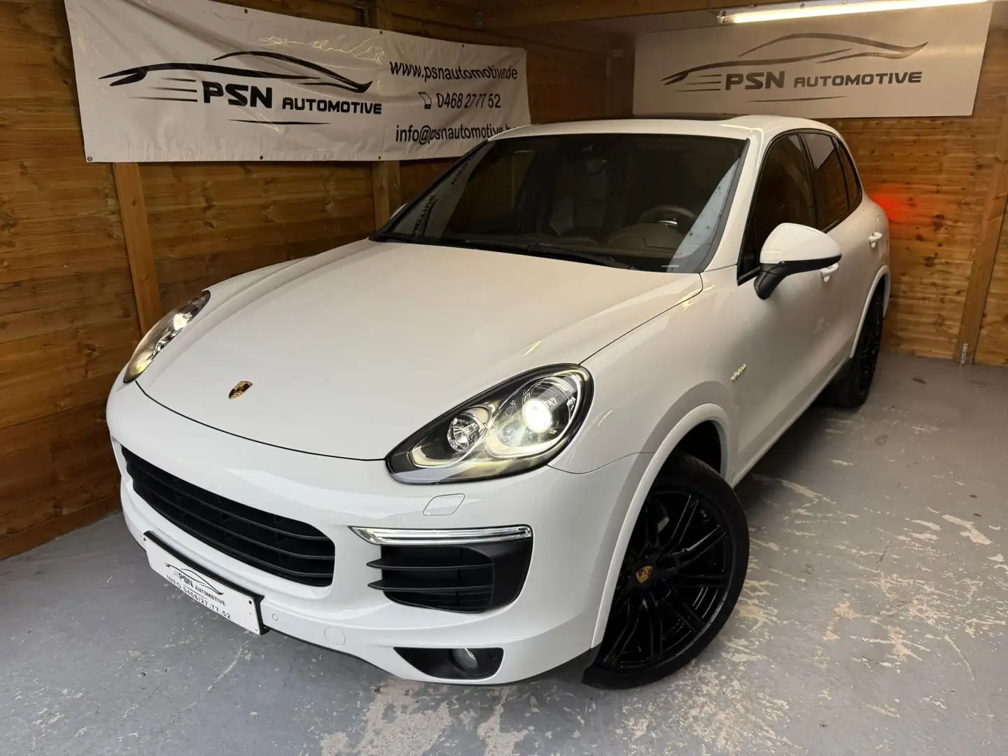 Porsche Cayenne S Plug-in*Leder*Panodak*LED*Comfortzetel*Camera* Blanc - 1