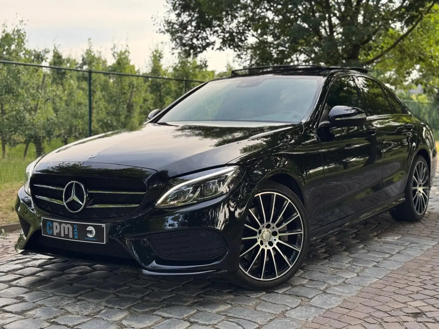 Mercedes-Benz C 220 / 250 d * AMG * FULL HISTORIEK * 2X PANO * 1ST EIG Black - 1