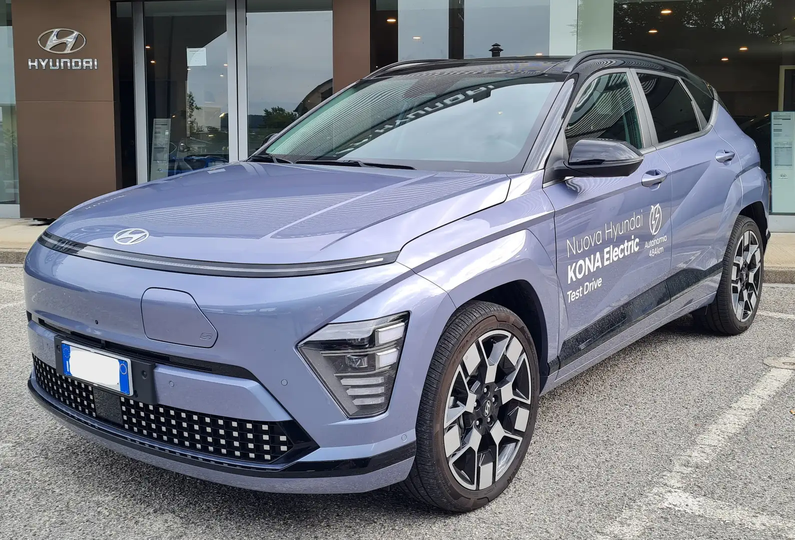 Hyundai KONA EV 65,4 kWh Xclass + Premium pack Bleu - 1