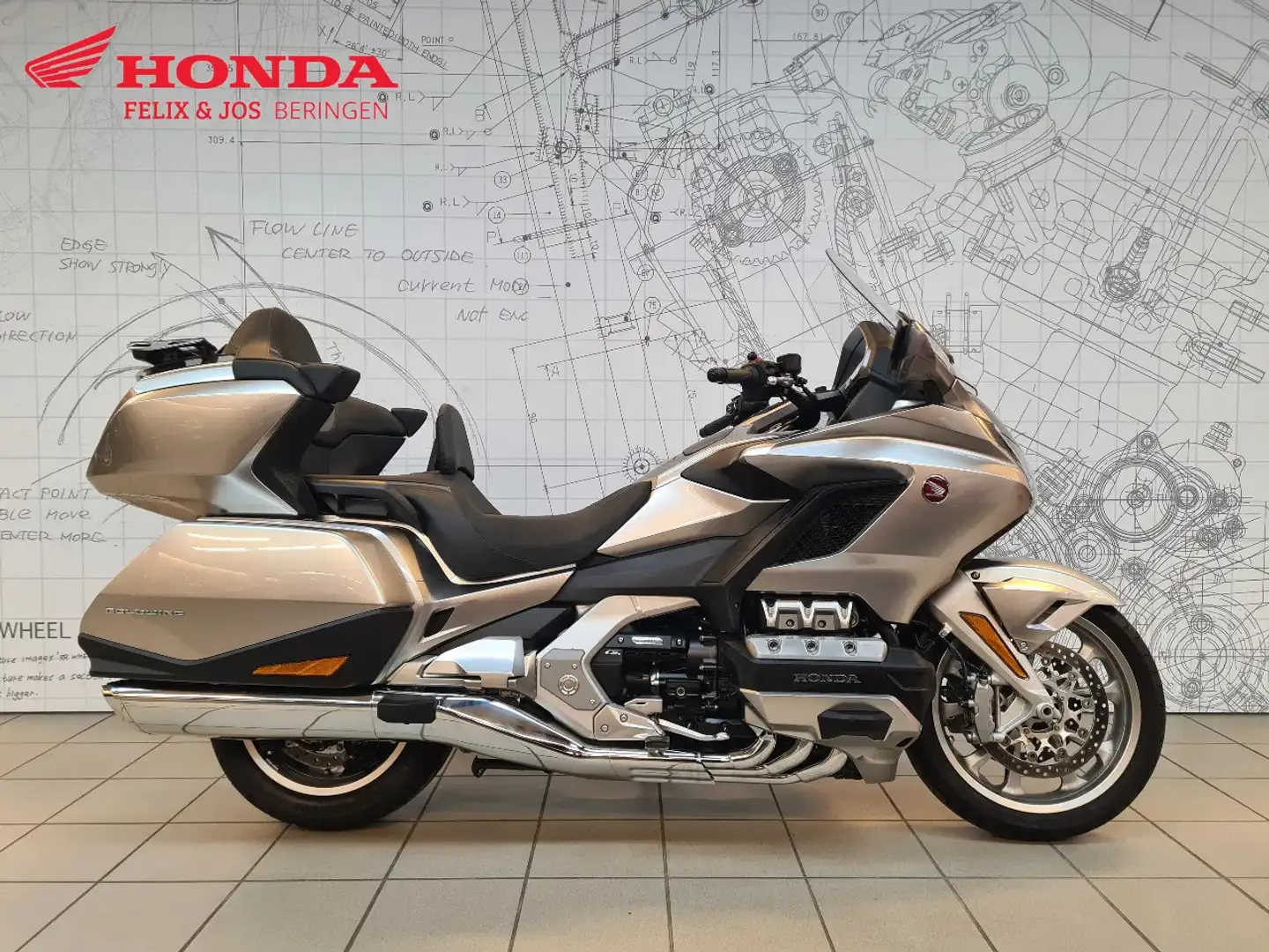Honda GL 1800 Dct Goldwing Gris - 1