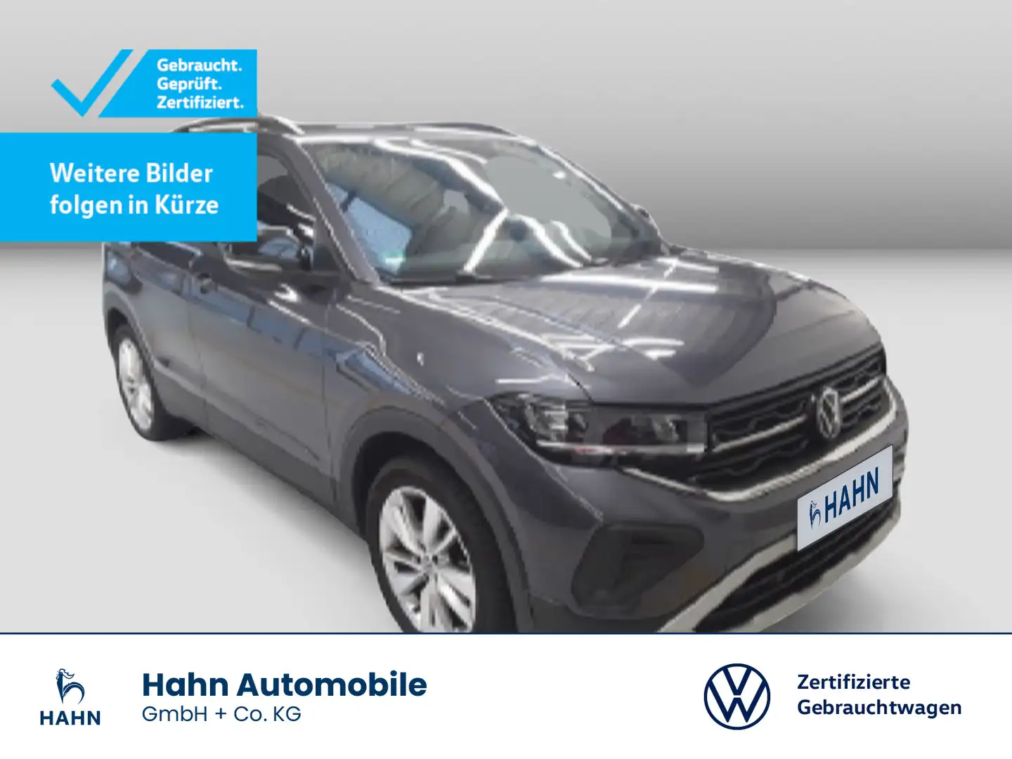 Volkswagen T-Cross 1.5 TSI DSG Goal ACC AHK Navi LED CAM Grau - 1